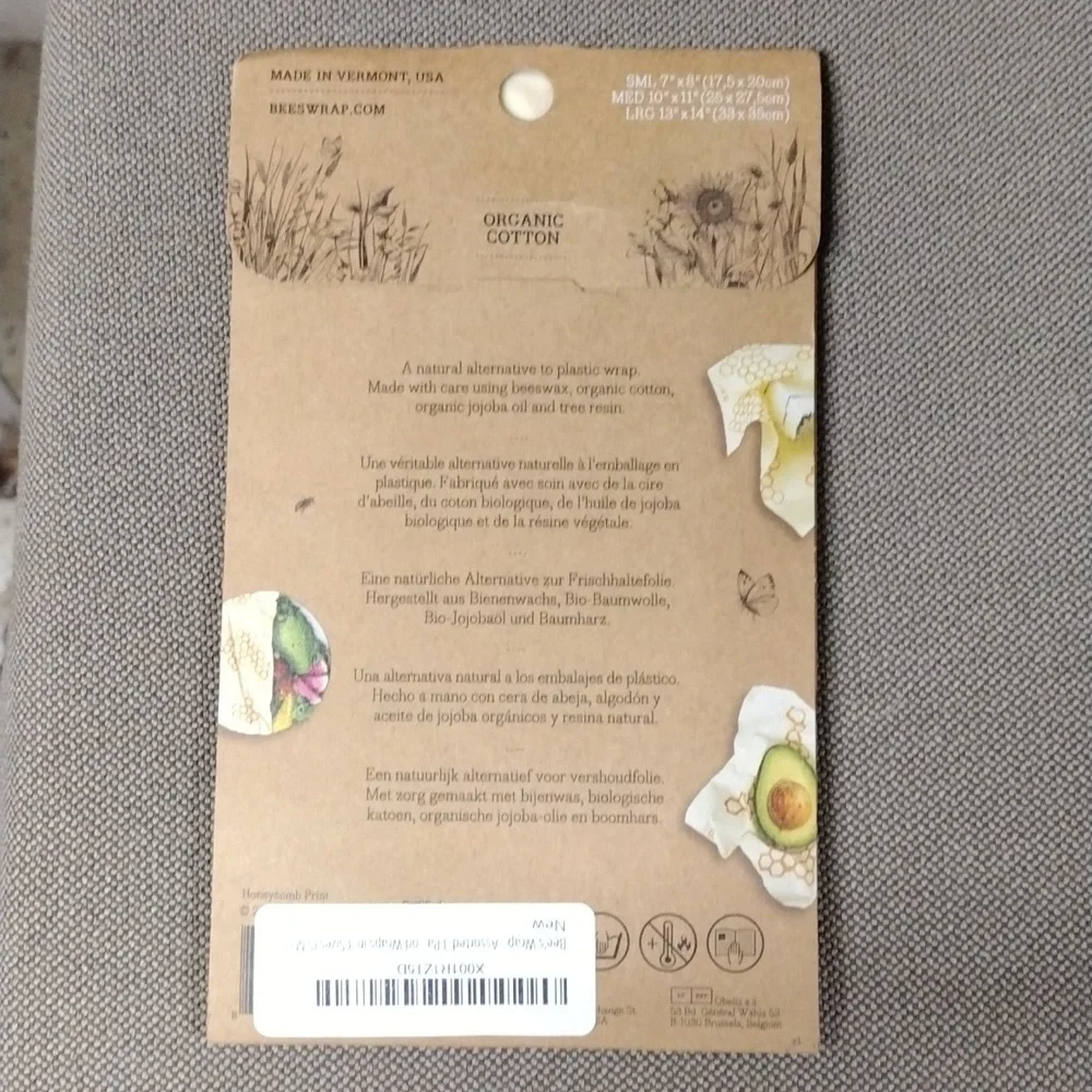 BEE'S WRAP Plant based food wrap 3 pk